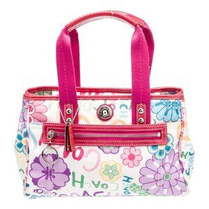 Coach Multicolor Floral Satchel